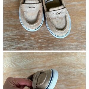 Janie and Jack calf leather loafers